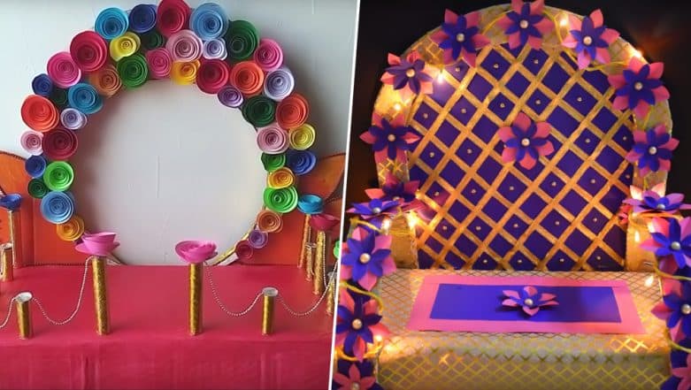 Ganesh Chaturthi 2019 Makhar Decoration Ideas 5 Ways To Enhance The Look Of Your Ganesh Pandal At Home This Festive Season Latestly