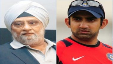 Bishen Singh Bedi Responds to Gautam Gambhir's Attack Over Navdeep Saini's Debut For Team India