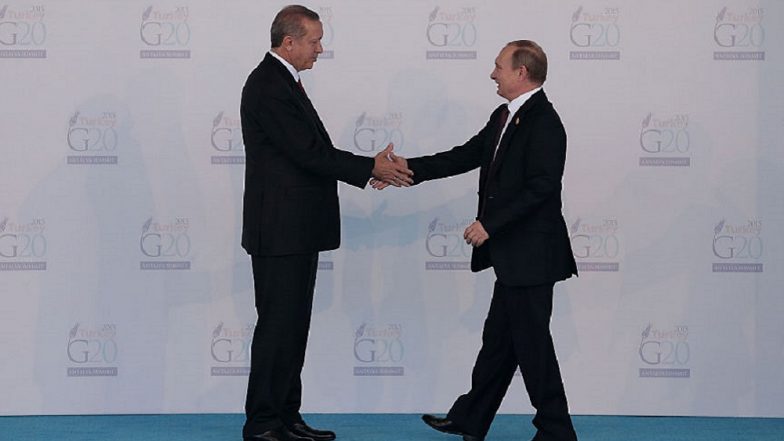 Russian President Vladimir Putin, Turkish President Tayyip Erdogan Say Ready to Expand Military Cooperation