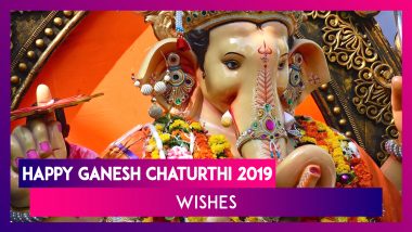 Happy Ganesh Chaturthi 2019 Wishes: Share These WhatsApp Messages on Ganpati Utsav