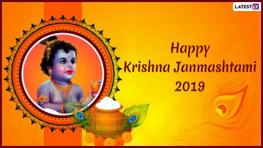 Happy Janmashtami 2019 Images & Greetings: Messages, WhatsApp Stickers, SMSes, Krishna GIFs, Wishes And Quotes to Share on Gokulashtami