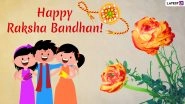 Raksha Bandhan 2019 Messages in Hindi: WhatsApp Stickers, SMS, GIF Image Greetings, Quotes and Photos to Wish Your Brothers and Sisters This Rakhi Festival