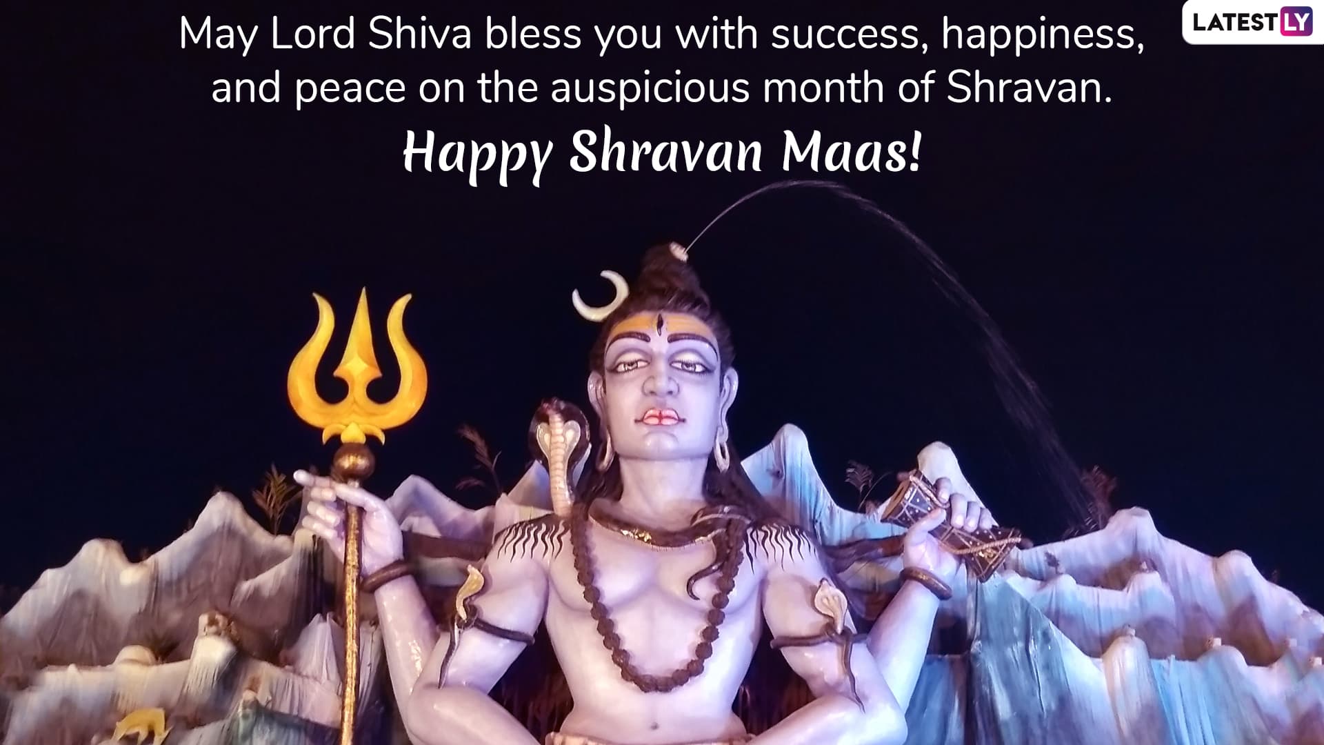 Happy Shravan 2019 Wishes WhatsApp Stickers, Lord Shiva Photos, GIF