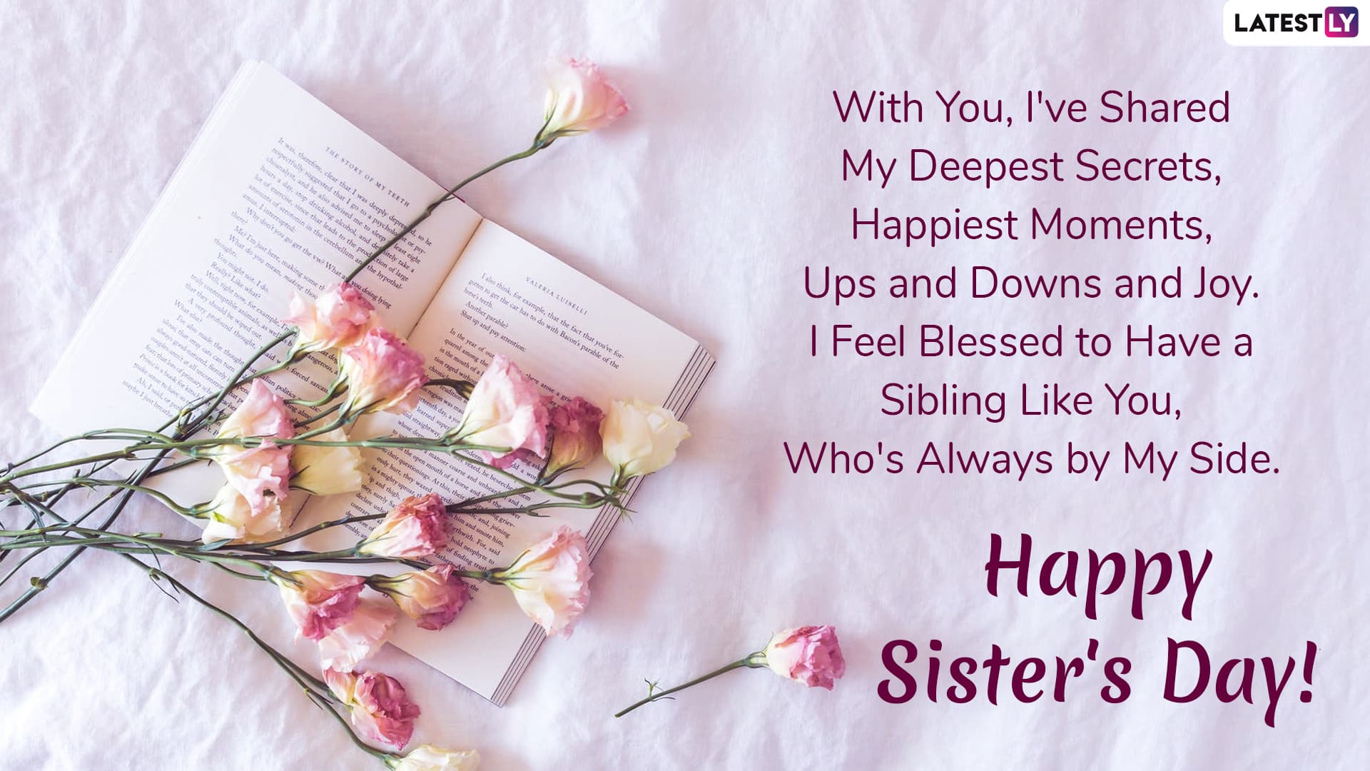 Happy Sisters Day Quotes - Karon Maryann