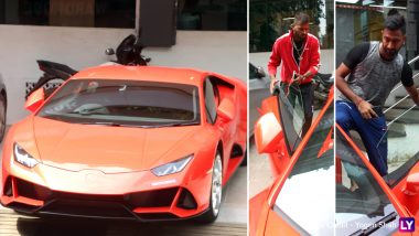 Hardik and Krunal Pandya Buy New Orange Lamborghini Car! View Pics & Video of Their Hot Toy