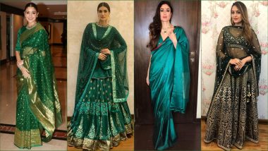 Wear Green on Hariyali Teej 2019: From Kriti Sanon to Anushka Sharma, These Actresses Show Us Right Way to Don Green Colour on The Auspicious Festival