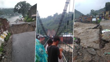 Himachal Pradesh Rains: Landslides and Flash Floods Block Highways, Heavy Downpour Kills 2 People; IMD Predicts More Rainfall