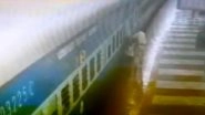 RPF Constable Saves Passenger From Falling Under Moving Train at Hyderabad's Nampally Railway Station, Watch Video