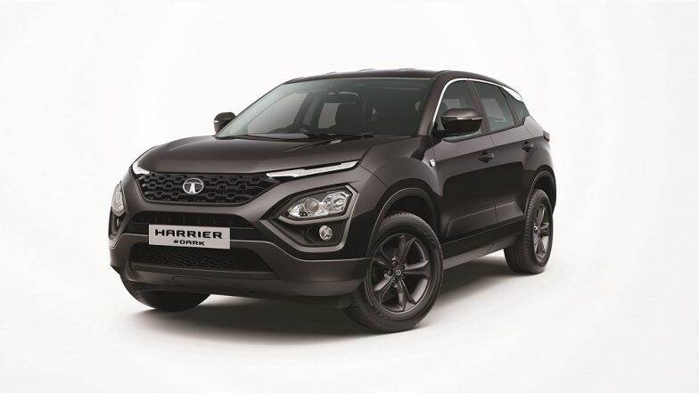 Tata Harrier Dark Edition Flagship SUV Launched in India; Atlas Black Colour To Lure Customers This Festive Season Tata Harrier Dark Edition Flagship SUV Launched in India; Atlas Black Colour To Lure Customers This Festive Season