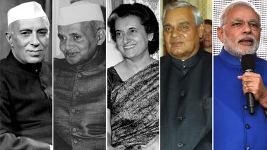 Independence Day 2019: From Jawaharlal Nehru to Narendra Modi, Five Remarkable August 15 Speeches by Prime Ministers of India Over The Years (Watch Videos)