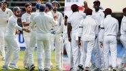 Live Cricket Streaming of India vs West Indies 2019, 1st Test Match Day 4 on DD Sports and SonyLiv: Check Live Cricket Score, Watch Free Telecast of IND vs WI on TV and Online
