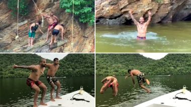 Shikhar Dhawan, Mayank Agarwal, Rishabh Pant Among Others Chill by the River in Trinidad Ahead of 3rd ODI Against West Indies (Watch Video)