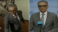 Syed Akbaruddin, India's UN Envoy, Extends 'The Hand of Friendship' to Pakistani Journalists Post-UNSC Closed-Door Meeting on Kashmir, Watch Video