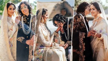 Same Sex India-Pakistan Couple Bianca Maieli and Saima Get Married in California, Wedding Photos Go Viral