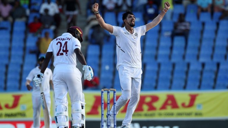 Live Cricket Streaming of India vs West Indies 2019, 1st Test Match Day 3 on DD Sports and SonyLiv: Check Live Cricket Score, Watch Free Telecast of IND vs WI on TV and Online