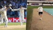 Jack Leach Recreates Last Single He Ran With Ben Stokes to Tie The Scores During Epic England vs Australia Ashes 2019 3rd Test Match (Watch Video)