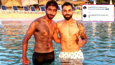 Jasprit Bumrah and Virat Kohli Flaunt Six-Pack Abs on Instagram, Yuvraj Singh Makes a Cheeky Comment (View Pics)