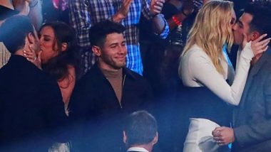 Nick Jonas is Visibly Missing Priyanka Chopra as Joe Jonas-Sophie Turner and Kevin-Danielle Indulge Into a Passionate Kiss! (View Viral Pic)