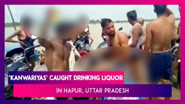 Kanwar Yatra: Pilgrims Caught Drinking Liquor At Garh Mukteshwar Ghat In Hapur, Uttar Pradesh