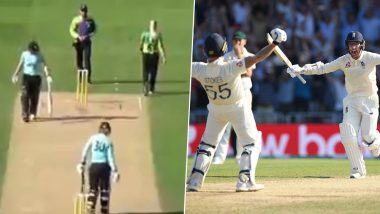 KSL 2019: Nat Sciver and Sarah Taylor Celebrate on Field After England’s Victory Over Australia in Ashes 2019 3rd Test (Watch Video)