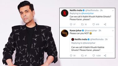 Ghost Stories or Kabhi Khushi Kabhie Ghost? Karan Johar and Netflix’s Fight over Film’s Title Is Hilarious!