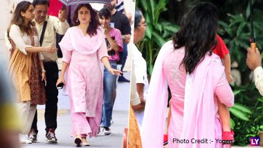 But First Taimur! Kareena Kapoor Khan Takes Time Out for her Little Boy Amid her Shoot (View Pics)