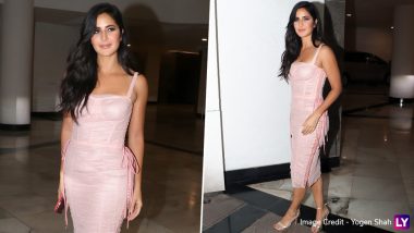 Yo or Hell No! Katrina Kaif in a Pink Dolce & Gabbana Corset Dress at Manish Malhotra's LFW 2019 After-Party