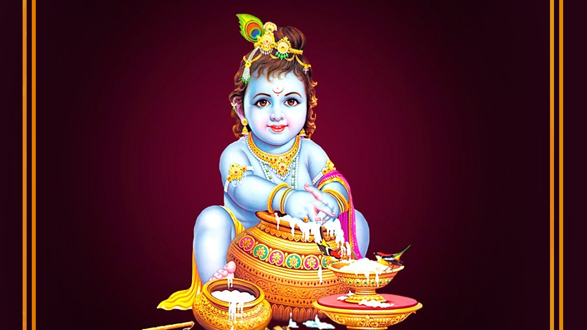 Janmashtami Images & HD Wallpapers for Free Download Online: Wish Happy Krishna  Janmashtami 2020 With WhatsApp Stickers and GIF Greetings | 🙏🏻 LatestLY