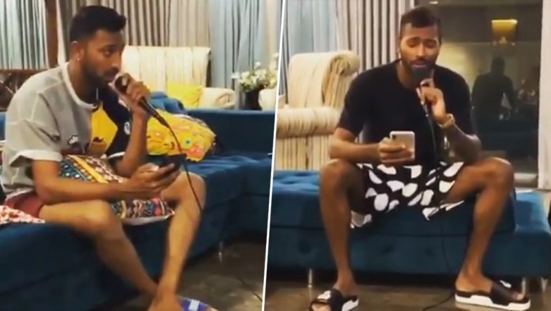 Hardik and Krunal Pandya Sing ‘Why This Kolaveri Di’ Song