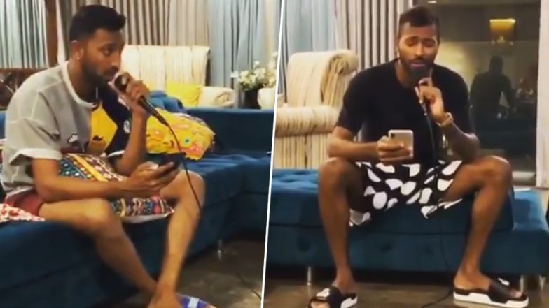Hardik and Krunal Pandya Sing ‘Why This Kolaveri Di’ Song; This Video Will Make You a Fan of Pandya Brothers!