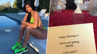 Kylie Jenner Gets Surprised by Travis Scott With House Full of Rose Petals; Twitter Pities the Cleaners
