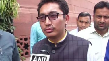 Ladakh MP Jamyang Tsering Namgyal Tears Into Opposition During Article 370 Debate, Says 'Only Two Families Will Lose While Kashmir Flourishes', Watch Video of Full Speech