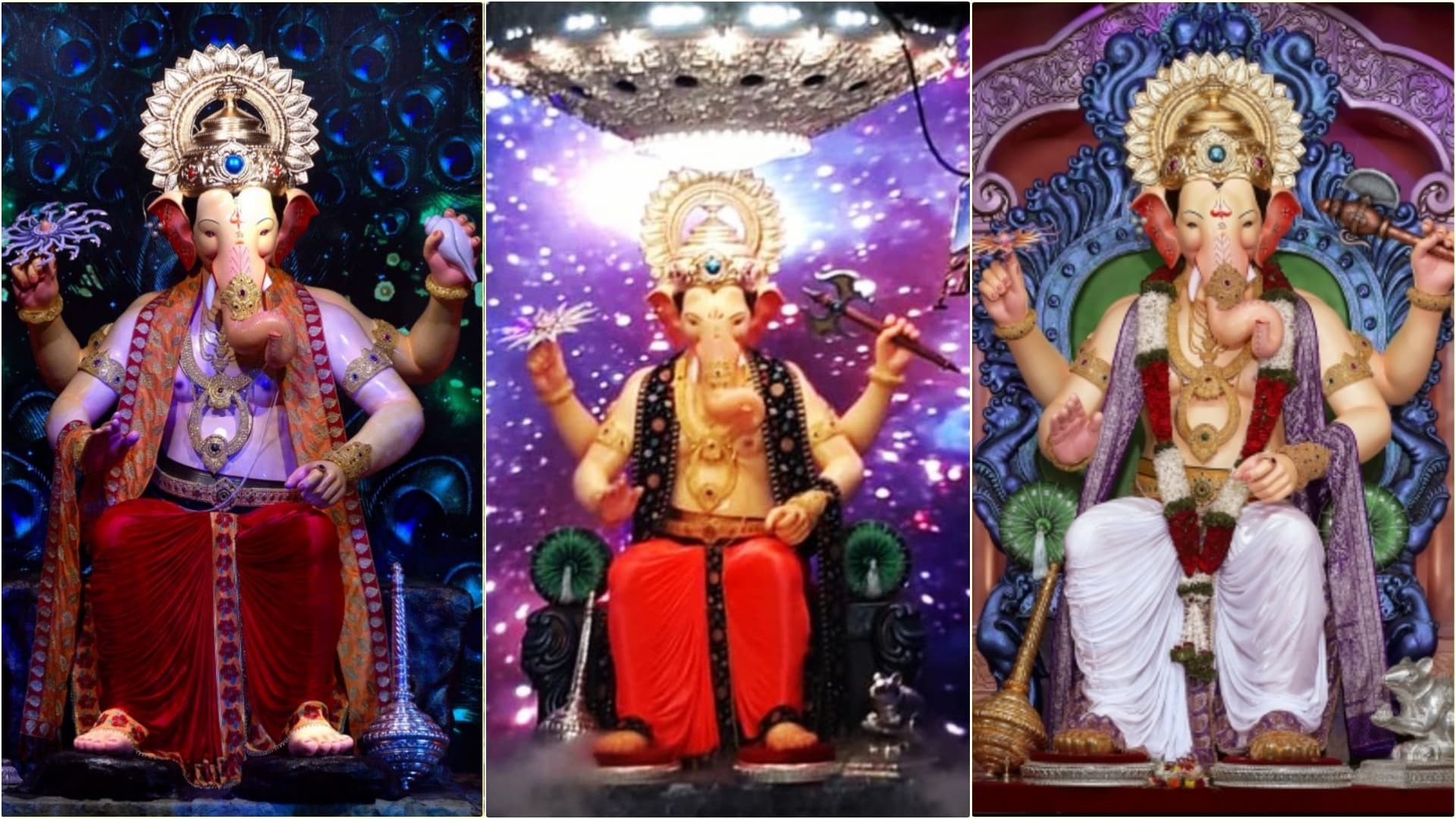 Ahead of Lalbaugcha Raja 2019 First Look, Here're Images of Ganpati Bappa Idols From Previous Years