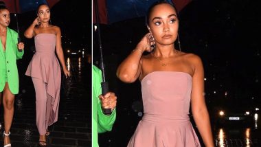 Yo or Hell No! Leigh-Anne Pinnock in Dusky Rose Jumpsuit from AQ/AQ for Duo London's First Birthday Celebration