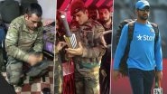 MS Dhoni Serves Indian Army in Kashmir: From Playing Volleyball to Polishing Shoes, Photos and Videos of Indian Cricketer That Went Viral