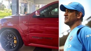MS Dhoni Now Owns Jeep Grand Cherokee! Wife Sakshi Shares Glimpse of MSD's New Addition in Garage (View Car Pic)