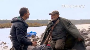 Man vs Wild With Narendra Modi New Preview: This is What Prime Minister Said When Bear Grylls Asked Him To Stab A Tiger For Self Defence; Watch Video