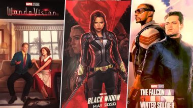 Marvel Posters of Black Widow, Wanda Vision and The Falcon and the Winter Soldier Unveiled at D23