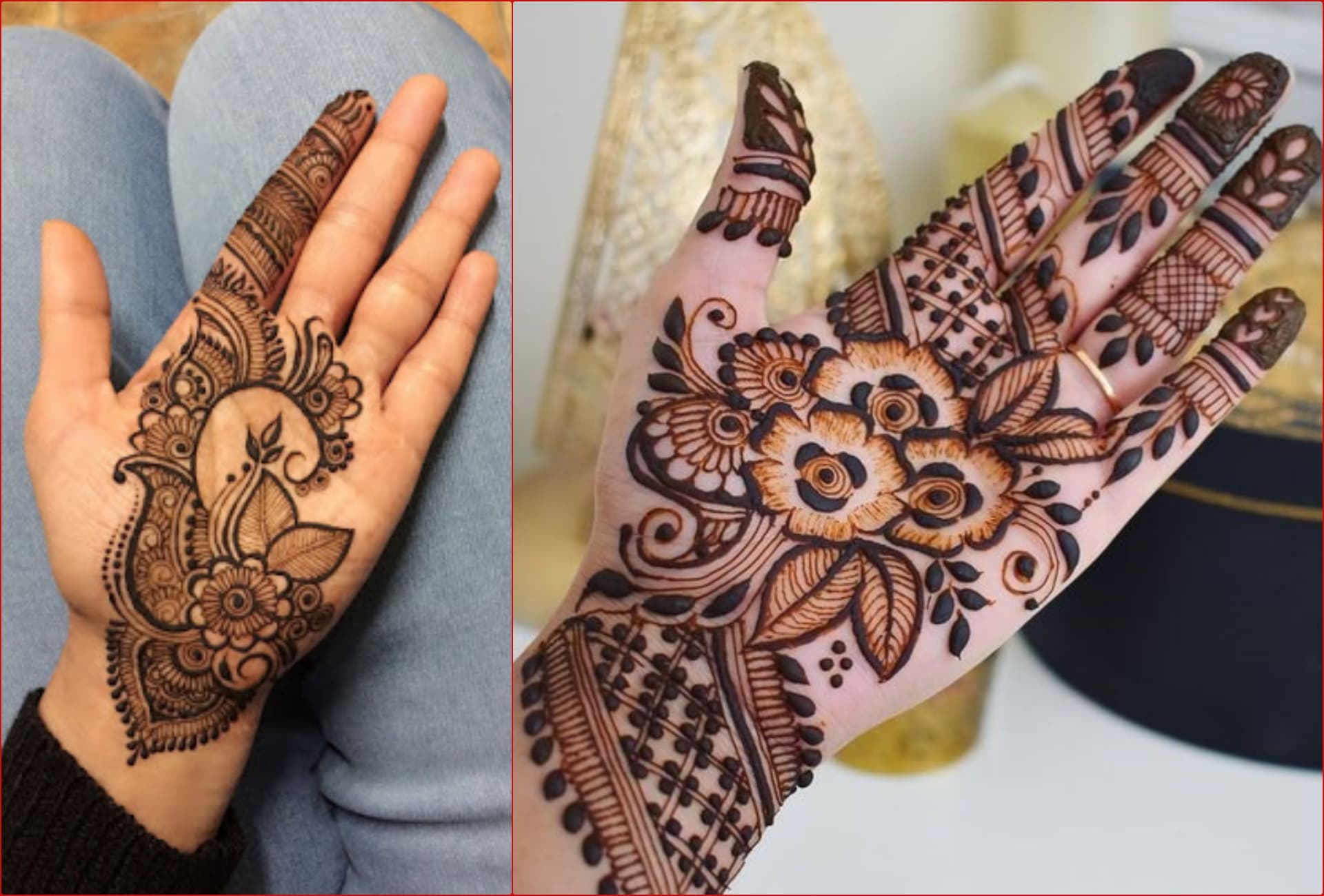 Easy Henna Mehndi Designs For Front Hand