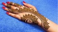 Hariyali Teej 2019 Latest Mehndi Designs: New and Easy Henna Mehandi Patterns With Pictures and Video Tutorials to Celebrate Hindu Festival