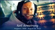 NASA Astronaut Neil Armstrong Death Anniversary: 5 FAQs About American Astronaut And The First Person to Walk on Moon