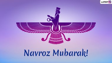 Parsi New Year 2019 Wishes and Images: Navroz Mubarak WhatsApp Sticker Messages, GIFs, SMS, Quotes and Status to Send Happy Navroz Greetings
