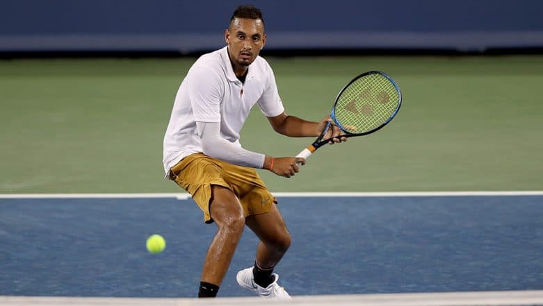 Nick Kyrgios Smashes Two Rackets After Defeat in Cincinnati Masters 2019