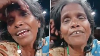 Old Woman Sings ‘Ek Pyar Ka Nagma Hai’ by Lata Mangeshkar, Wins the Internet (Watch Viral Video)