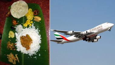 Onam 2019 Special: Emirates Flights Will Offer Onam Sadhya Meal for Passengers to Kerala