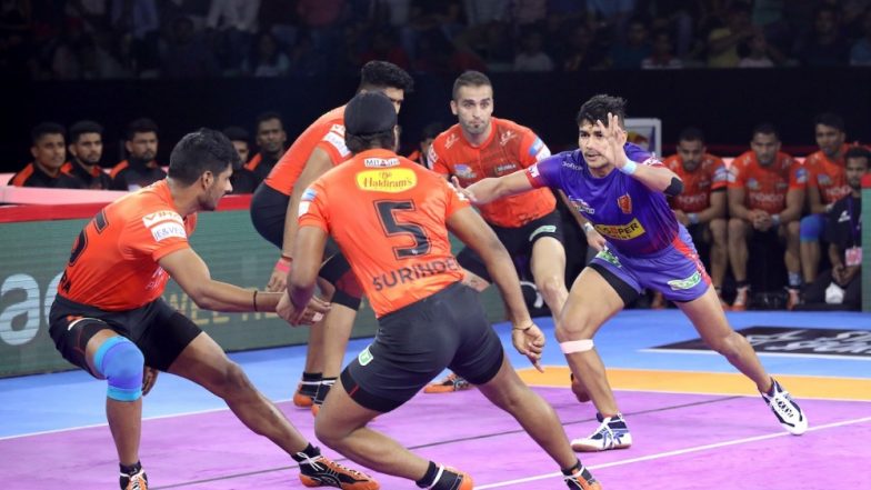 PKL 7 Match Results: Naveen Kumar Guides Dabang Delhi to Thumping Win over U Mumba