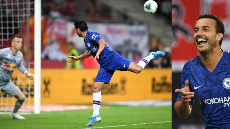 Goal of the Year? Pedro Rodriguez Sets Twitter on Fire with Outrageous Backheel Volley in Chelsea Pre-Season Friendly (Watch Video)