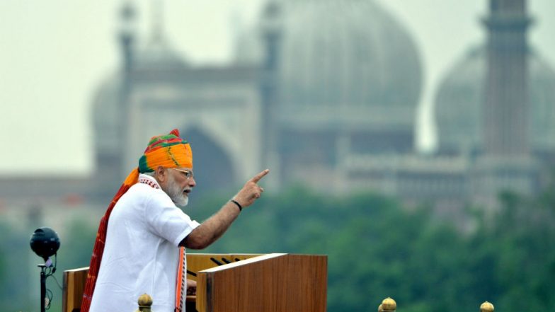 PM Narendra Modi Flays Congress Over Article 370 in Independence Day Speech, Asks 'Why Didn't You Make It Permanent If It Was So Important?'