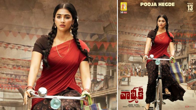 Valmiki: Pooja Hegde As Village Belle Sridevi in a Traditional ‘Davani’ Avatar Impresses Twitterati