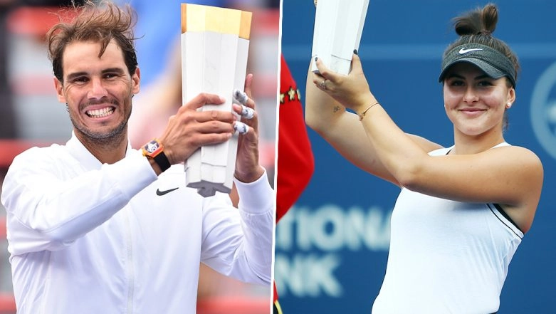 Rafael Nadal and Bianca Andreescu crowned champions at Rogers Cup 2019